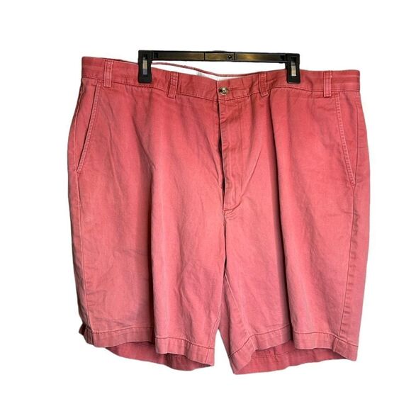 5 for $25🔥Size 44 Casuals Roundtree & Yorke Coral Washed Shorts - Picture 1 of 5